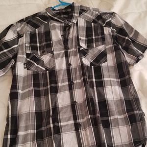 No Fear button up shirt
